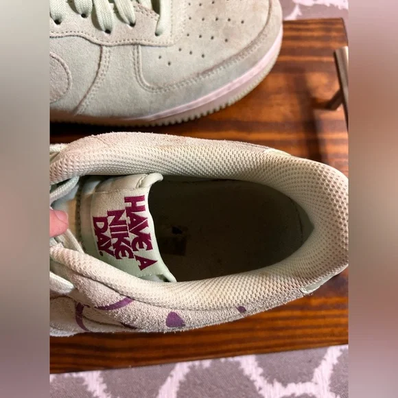 Nike Air Force 1 Low Have a Nike Day Sneakers collector rare EUC frosted spruce